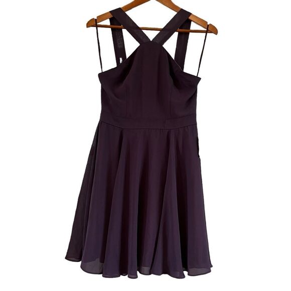 NWT! Lulus purple halter dress. Size medium - Picture 1 of 10